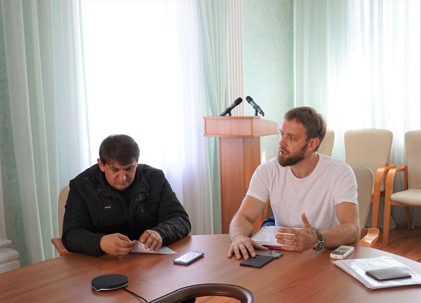 Денис Водопьянов совместно с заместителем прокурора области Сергеем Кочергиным провел прием предпринимателей