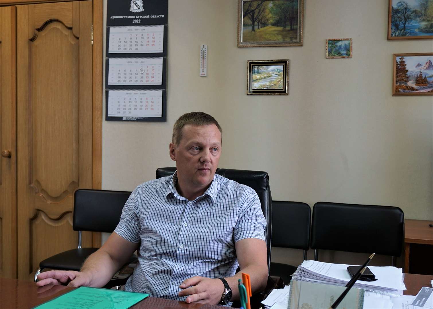 Курский бизнес-омбудсмен Денис Водопьянов встретился с предпринимателями Рыльского района