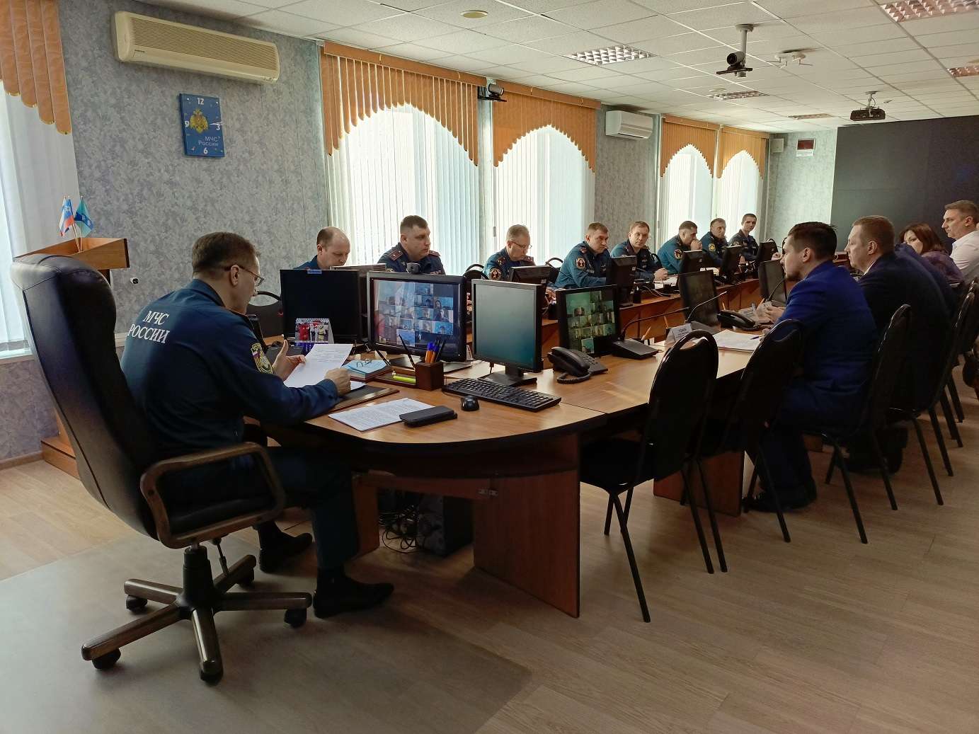 Денис Водопьянов принял участие в совещании по вопросам обеспечения пожарной безопасности на объектах бизнеса